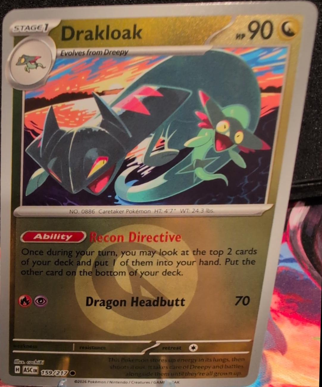 Ascended Heroes Drakloak [Energy] Pokémon card